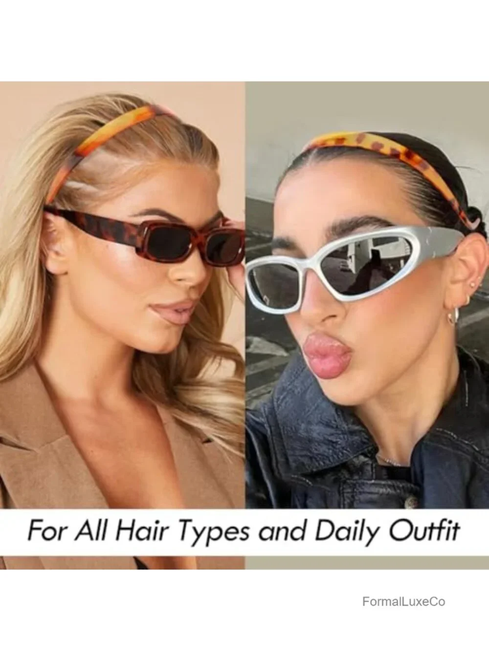 Zig Zag Plastic Comb Claw Headbands for Women Girls 90s Wavy Teeth Non-Slip